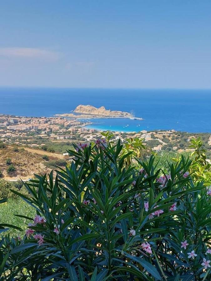 Appartement T4 Tres Bien Situe Et Climatise LʼÎle-Rousse Zewnętrze zdjęcie